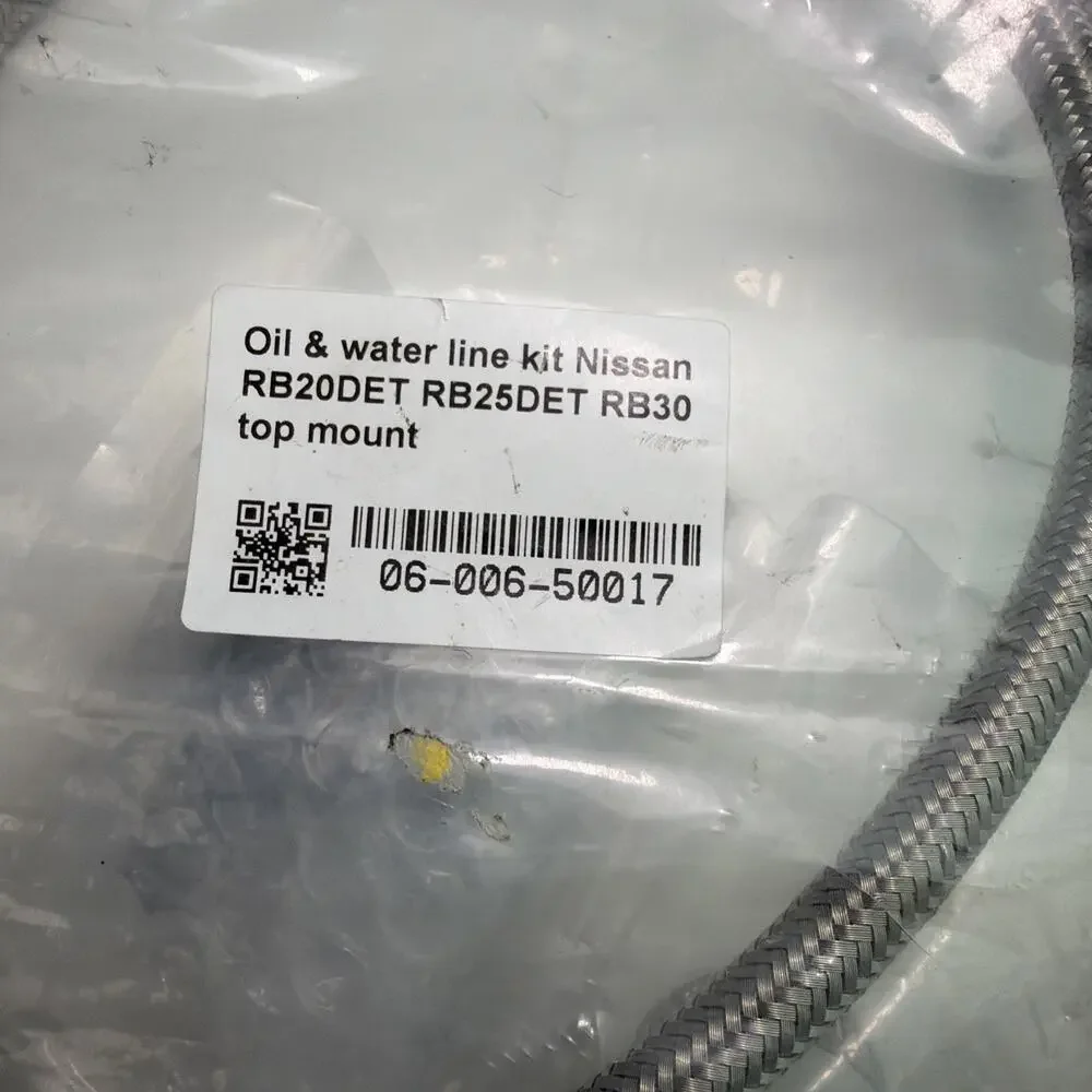 Oil Water Line Kit For Nissan RB20DET RB25DET RB30 Top Mount